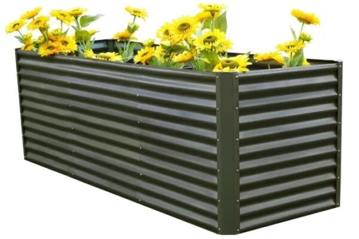 OUTFLEXX Set Hochbeet Mit Erweiterungsmodul, Anthrazit, Zincalume, 180+80cm 3 OUTFLEXX Set Hochbeet Mit Erweiterungsmodul, Anthrazit, Zincalume, 180+80cm -Oase Gartenmöbel 1 16091.jpg