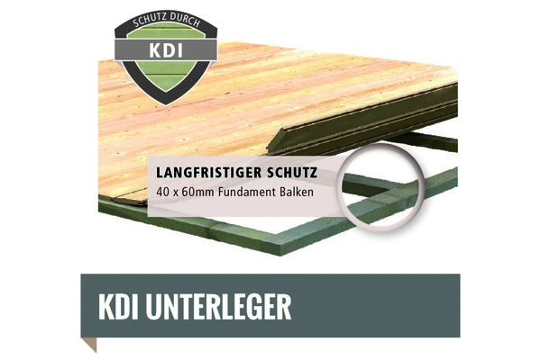 KARIBU Gartenhaus Askola 6, Naturbelassen, Fichtenholz 19mm, 591,5 X 306 X 216 Cm, Flachdach, Seitlicher Anbau 2,8m 7 KARIBU Gartenhaus Askola 6, Naturbelassen, Fichtenholz 19mm, 591,5 X 306 X 216 Cm, Flachdach, Seitlicher Anbau 2,8m – Bild 7