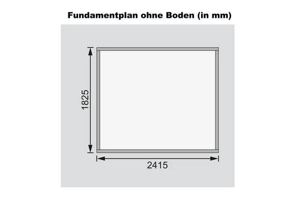 KARIBU Gartenhaus Amberg 3, Terragrau, Fichtenholz 19mm, 272 X 186 X 209 Cm, Satteldach, Doppelflügeltür 7 KARIBU Gartenhaus Amberg 3, Terragrau, Fichtenholz 19mm, 272 X 186 X 209 Cm, Satteldach, Doppelflügeltür – Bild 7