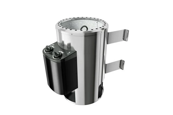 KARIBU Benin Energiespar-Sauna, Naturbelassen, Fichte, 210x165x202 Cm, Mit Kranz Und 3,6 KW Ofen Integr. Steuerung 6 KARIBU Benin Energiespar-Sauna, Naturbelassen, Fichte, 210x165x202 Cm, Mit Kranz Und 3,6 KW Ofen Integr. Steuerung – Bild 6