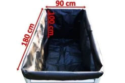 OUTFLEXX Pflanzvlies, Schwarz, Vlies 200g/m², 180x90x100cm, Für Hochbeet Mit 180cm -Oase Gartenmöbel 5 18168.jpg